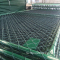 4 '9 "x49' 2" zöld horganyzott láncháló háló kerítés